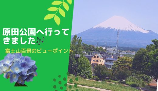 富士山がよく見える『原田公園』へ行ってきました♪